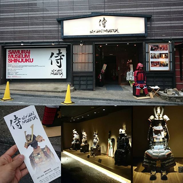 #サムライミュージアム が今年の9月20日 #オープン したんだって！ #侍 マニアようだね。鎧と日本刀いっぱいよ！綺麗な #博物館 でした！ #さむねこさんぽ #新宿