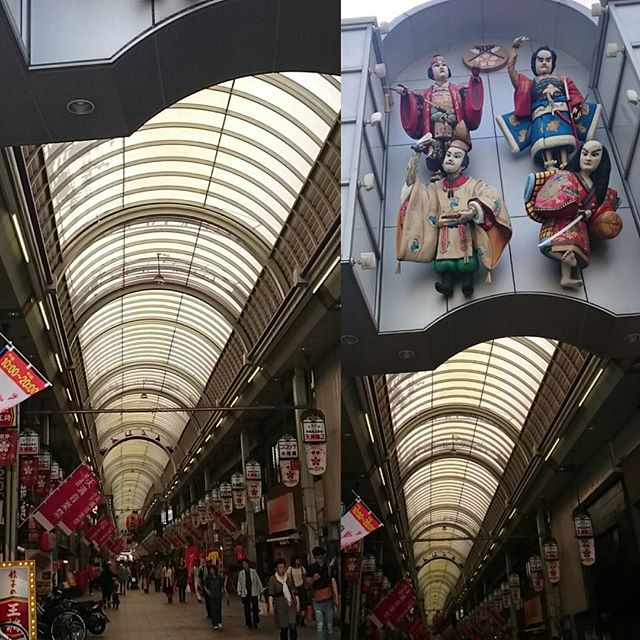 #天満宮 横の #商店街 ですな。 #音楽祭 やるらしい