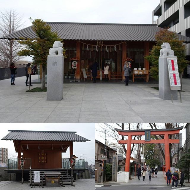 #東京散歩 #赤城神社 #良縁 #安産 の #パワースポット ですにゃ。どうやら女性の願を叶える専門みたい。 #神楽坂 を登ってくとある綺麗な #神社 ！