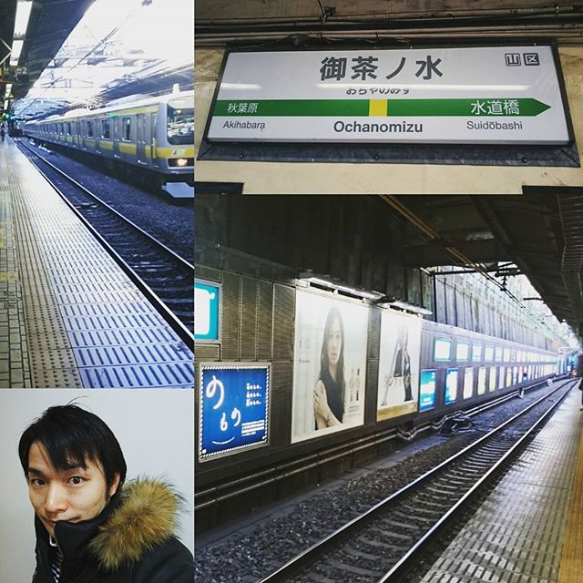 #東京散歩 今日は #御茶ノ水駅 から #水道橋駅 まで #散歩 ですにゃ。 #Google先生 によるといろいろ見所ありそうな感じ #中央線 #takeawalk #japan #tokyo