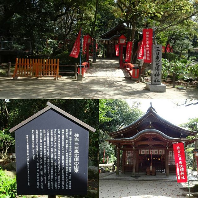 #住吉三日恵比寿神社 #幸運 の #パワースポット ですにゃ！