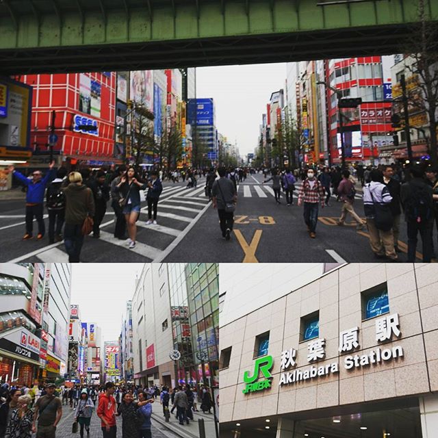 #秋葉原 #メインストリート は #歩行者天国 ですにゃ。#日曜日 ええね！  #akihabara #anime