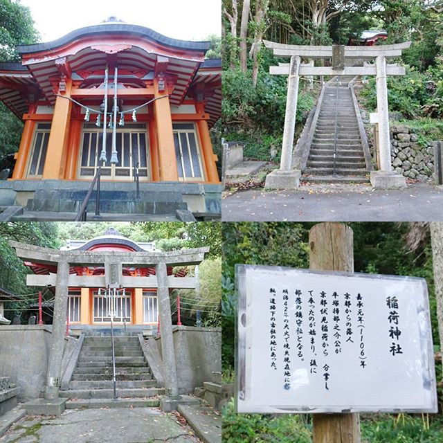 宮城県の猫島 #稲荷神社 ですな。猫島で一番大きい神社ですな。 #侍猫さんぽ #猫島