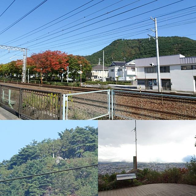 福島駅周辺の散歩 今日は信夫山の西側をお散歩だよ。昨日あの棒がたってるところであーいったことやらこーいったことまでしてきましたね…懐かしいね…とうぶん山道歩きたくないけどね！ #侍猫さんぽ