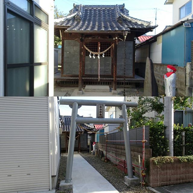 福島駅周辺の散歩 #白山神社 だね。住宅街で袋小路にあるから見つけるの大変かも #侍猫さんぽ