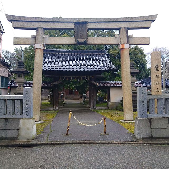 #パワースポットめぐり豊田白山神社 #侍猫散歩